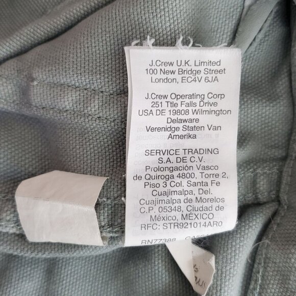 Madewell Emmett Wide-Leg Crop Pants Size 26 Light Blue Cotton/Elastane - Picture 7 of 13